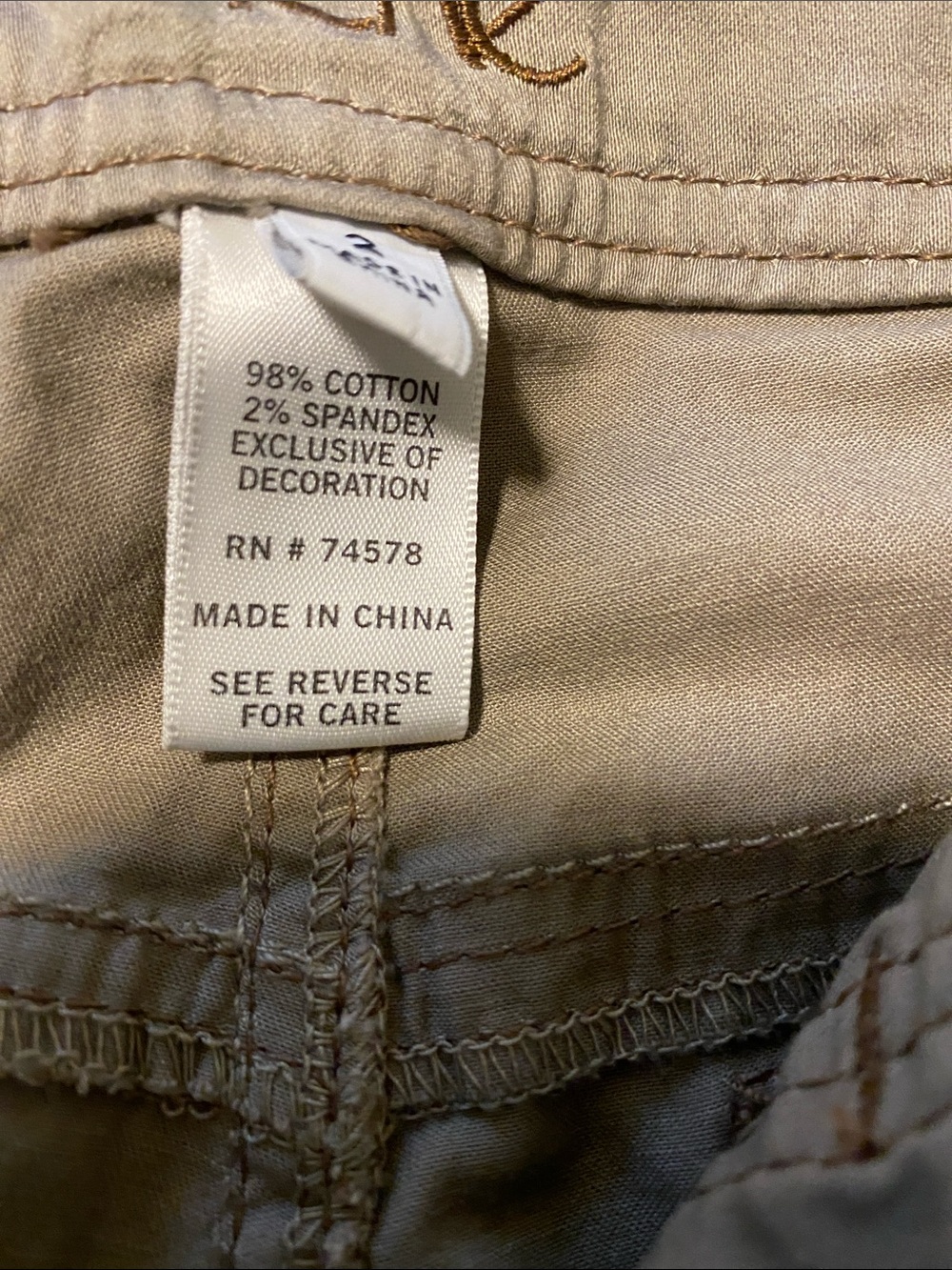 Cache Pants size 2 - Picture 5 of 6